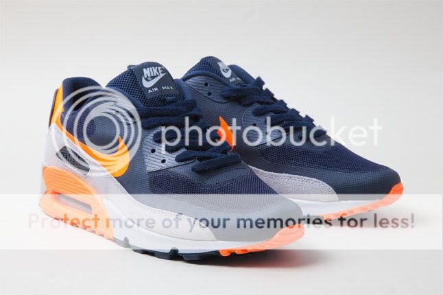 Nike Air Max 90 Hyperfuse - Navy/Grey/Bright Orange Nike-air-max-90-bears-navy-grey-bright-orange-02