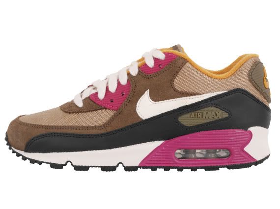 Nike Air Max 90 Women's "Bamboo" Nike-wmns-air-max-90-bamboo-sail-medium-olive-black-1