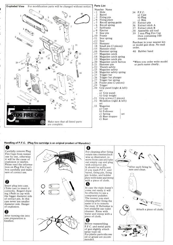 Marushin's Colt 25 Automatic Pistol Page7