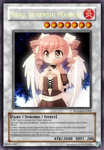 WDA Create a Card 8 ShikiHitenshiMaiden