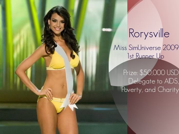 Miss SimUniverse 2009-Crowning Rorysville