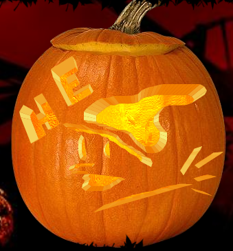 HALLOWEEN 2008: Pumpkin Carving Pumpkin