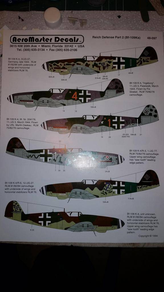 Me Bf 109 K4 Revell 1/48 - Page 2 Plancheaeromaster