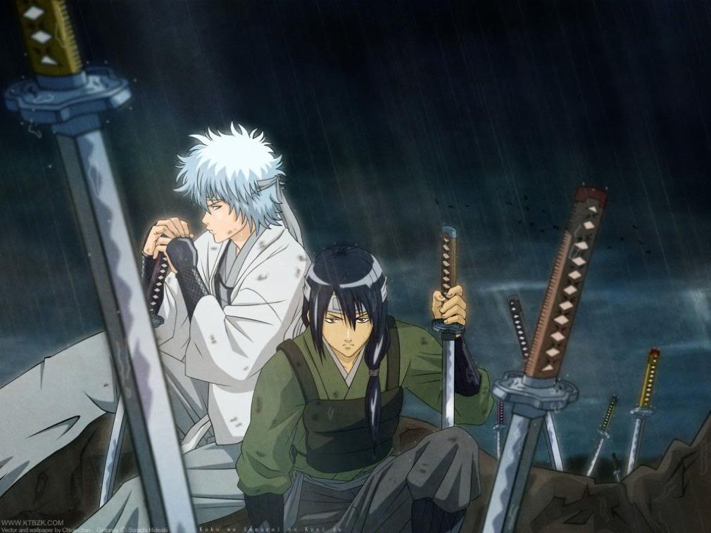 صور انمى جنتاما  GintokiandKatsura