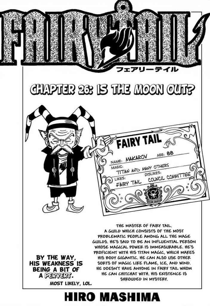 Thông tin về Fairy Tail và các thành viên !  01-26