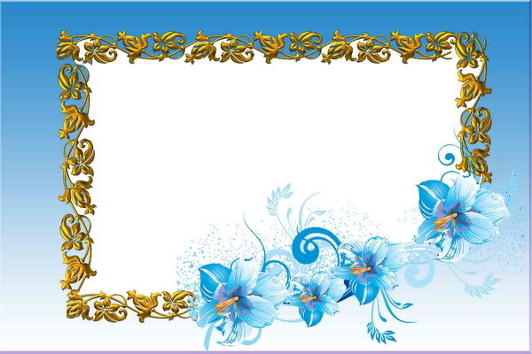 ..~اطارات وبراويز من تجميعي~... Blue-Frame-PSD