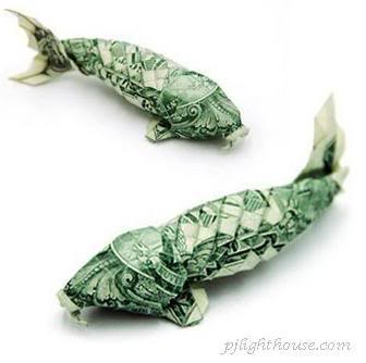 AMAZING ORIGAMI!! Money-origami-2-fishes