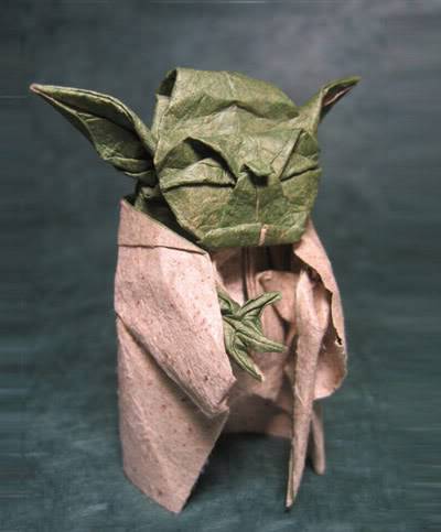 AMAZING ORIGAMI!! Yoda-origami