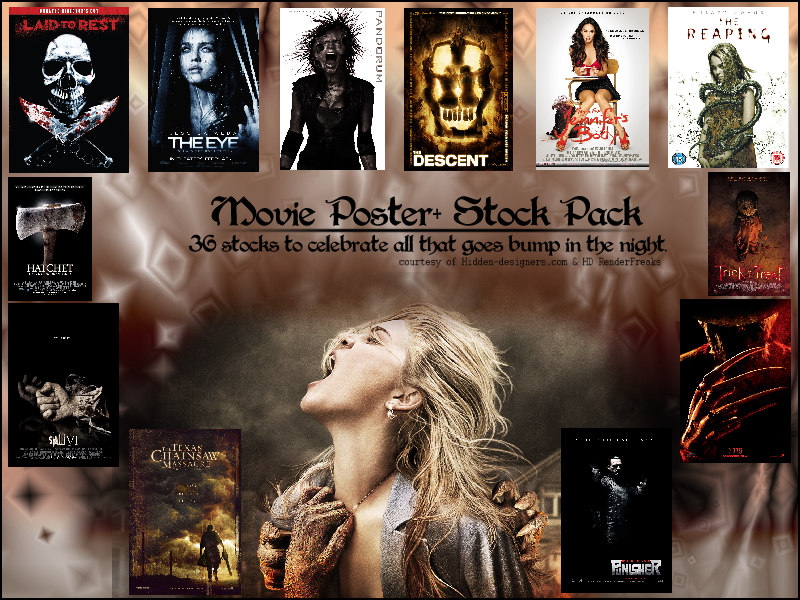 Pack stocks filmes de terror  Stockpackpreviewpic