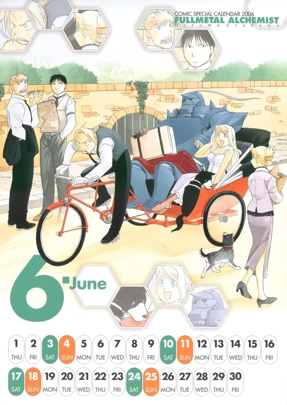 [Calendar]Fullmetal Alchemist 2005 - 2006 006_june_06