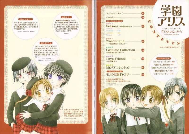 [Artbook]Gakuen Alice Illustration Fun Book GA20illustration_000