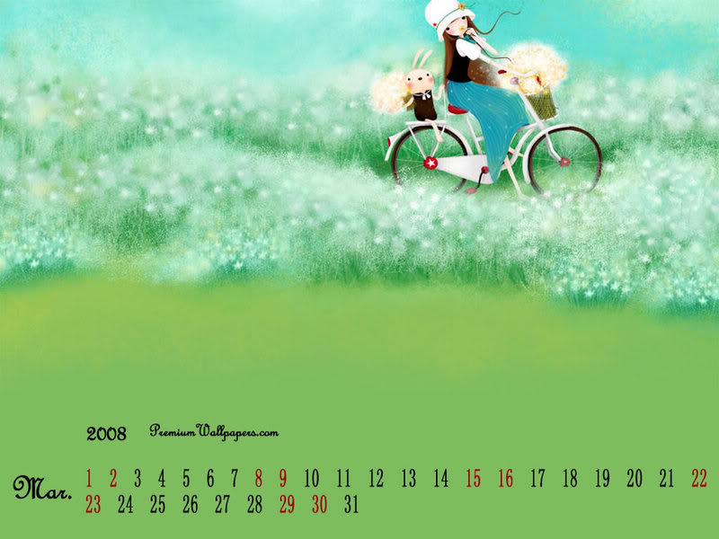 Echi illustration calendar 2008 3