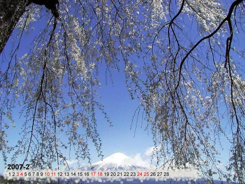 Mountain Fuji Calendar 2007 MountainFujiCalendar2007-2