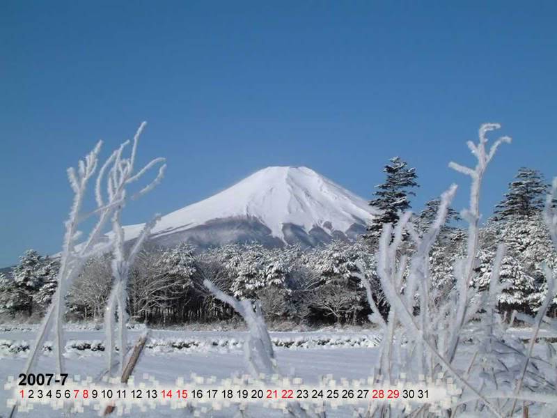 Mountain Fuji Calendar 2007 MountainFujiCalendar2007-7