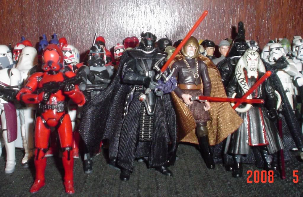 My custom Sith figures Crimandsith