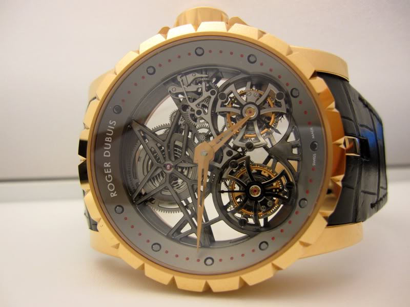 dubuis - Roger Dubuis Excalibur Double Tourbillon Volant Squelette RD2T01