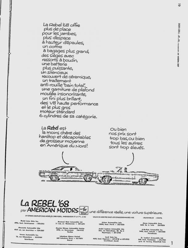 Vieilles publicités (journaux) de voitures. DimancheDerniegravereHeure-1oct19671