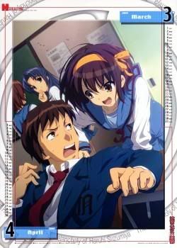 The melancholy of Haruhi Suzumiya HaruhiSuzumiya2Calendar