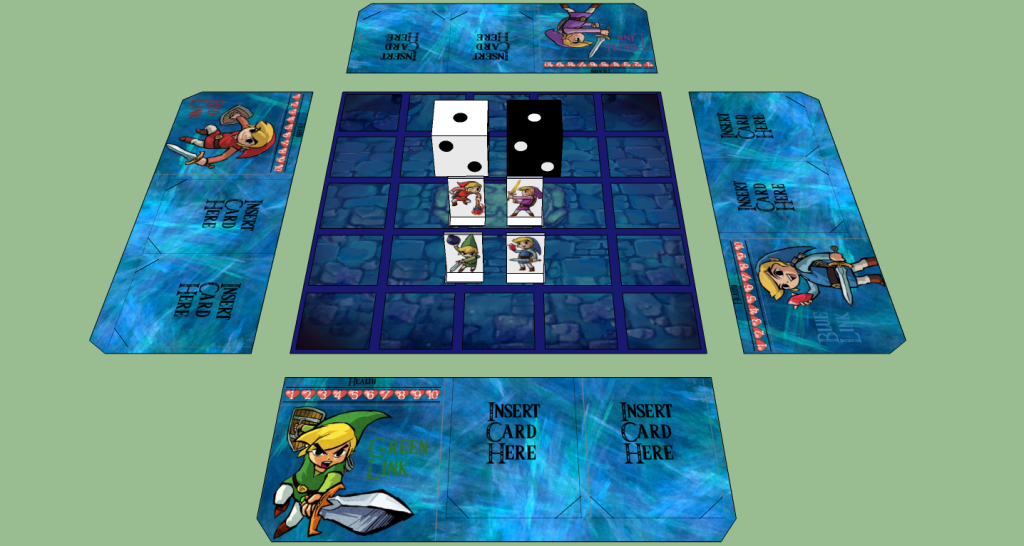 LoZ Four Swords Board Game Project ZeldaboardgameWIP