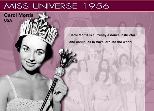 Miss Universe 1952 - 2007 1956