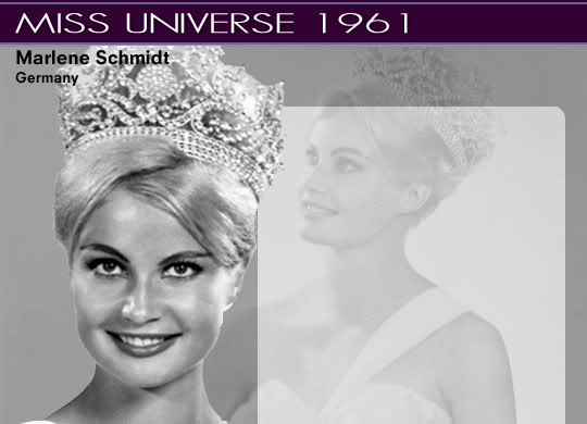 Miss Universe 1952 - 2007 1961