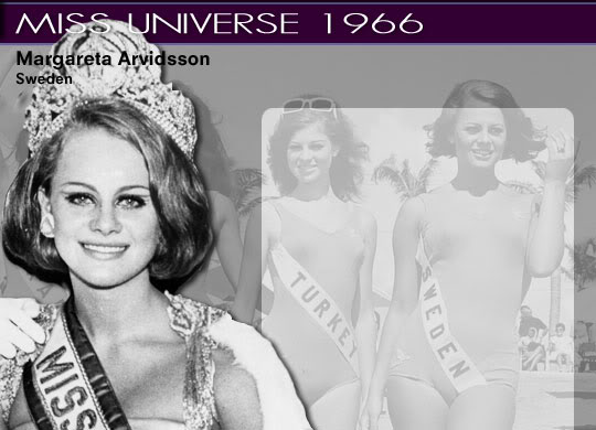 Miss Universe 1952 - 2007 1966