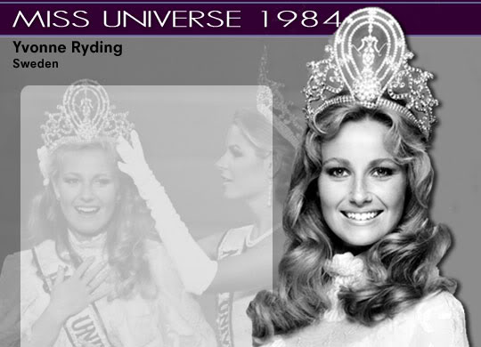 Miss Universe 1952 - 2007 1984