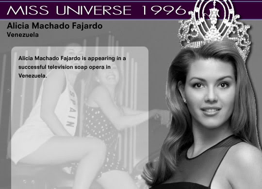 Miss Universe 1952 - 2007 1996