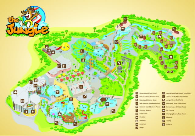      (The Jungle Wisata Air Warga Bogor) Siteplan