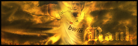 Real Madrid Signatures Raul