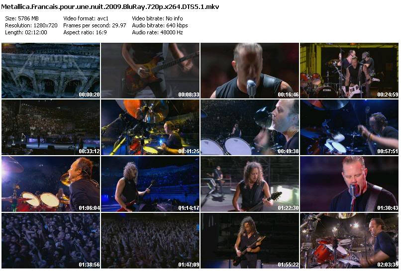 Metallica Francais pour une nuit (2009) BluRay 720p x264 6-16