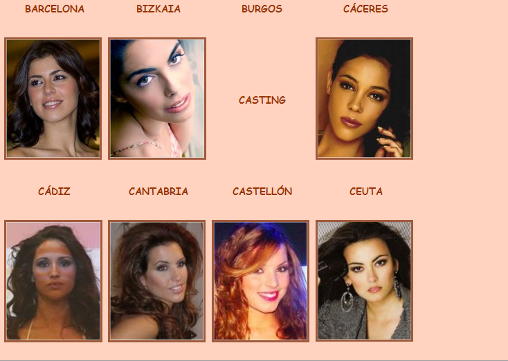 Road to Miss Espana 2009 - results 8-1-20098-10-21