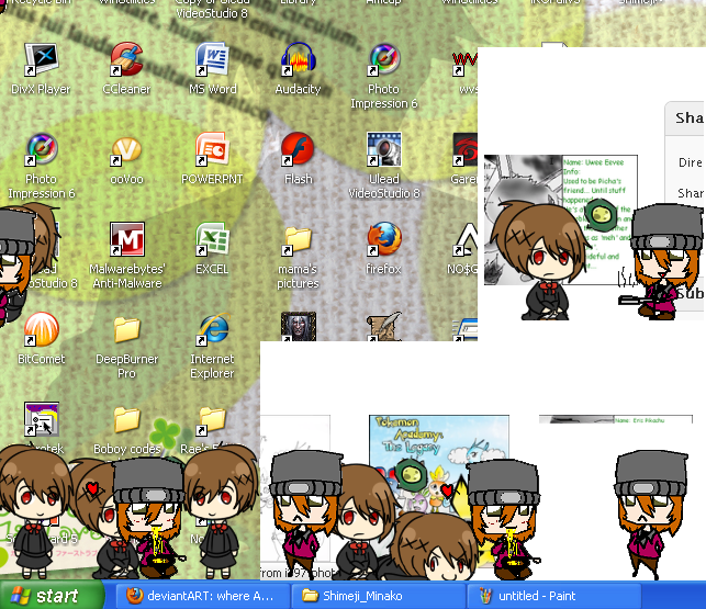 Shimeji~ Desktop Buddies~ Awww