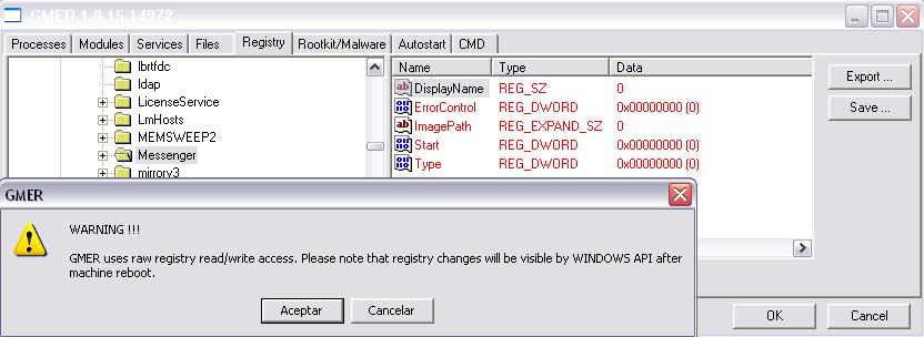 Tutorial desinfeccin: H8SrTovfuohojmb.dll + mdefense.exe Gmer00