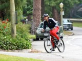 Gerard Butler Bikes with a Buddy - LA, 13 Jun 11 8