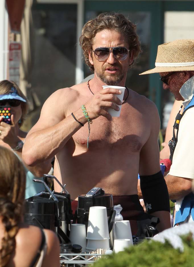 'Chasing Mavericks' Filming October 2011 Gerard-butler-shirtless-wet-suit-10142011-02