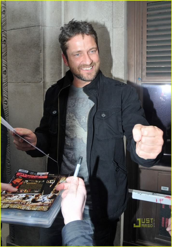 Bounty Press Junket - UK/London et. al. March 2010 Gerard-butler-radio-one-13