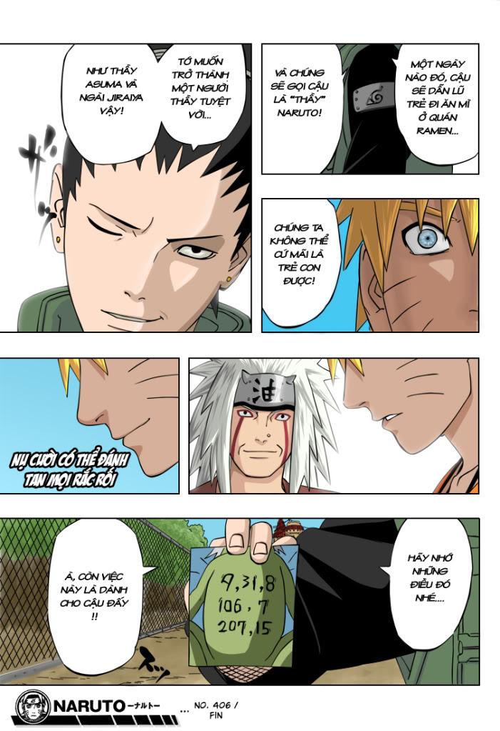 Naruto chap 406 - Chìa khóa tới tương lai ! 17