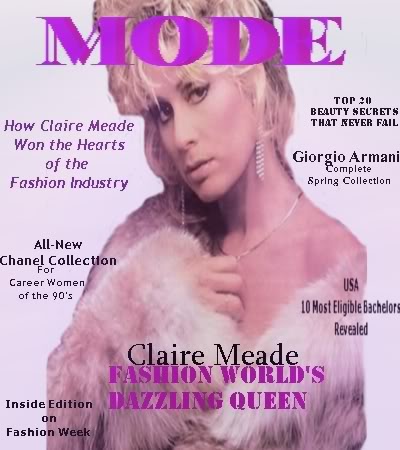 MODE and HOT FLASH  magazine editions Modeclaire1