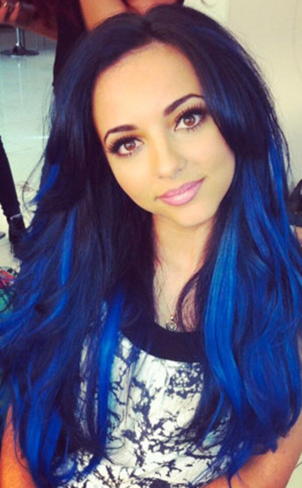  [Amanda Clarke]@lewildpandicorn Jade-thirlwall-new-blue-hair