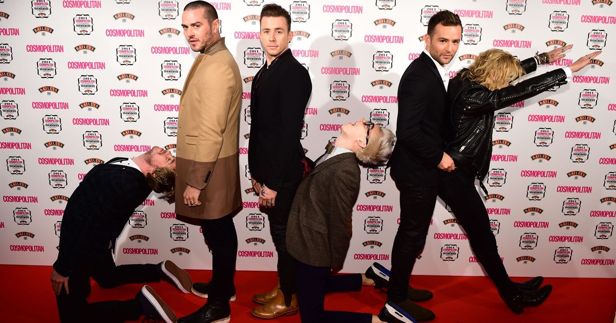 ¿Cuánto mide Danny Jones? - Real height James-Bourne-Matt-Willis-Danny-Jones-Tom-Fletcher-Harry-Judd-and-Dougie-Poynter-ofMcBusted-attend-the-Cosmopolitan