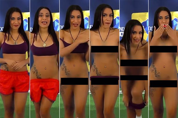 Copa America Desnudando-La-Noticia-Presenter-Copa-America-Strip