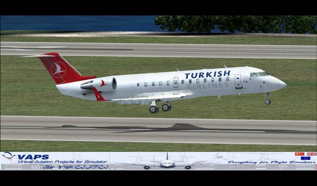 POSKY Bombardier CRJ-200 Turkish Airlines New Tail (THY Connect) 4