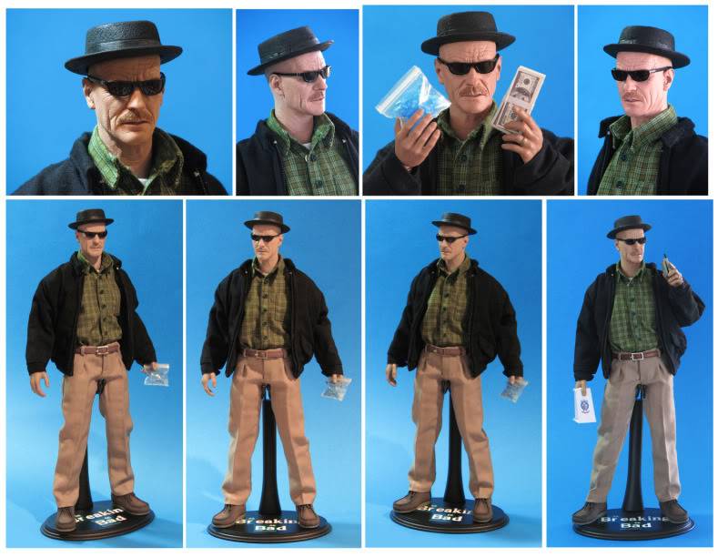 [Custom] "Walter White" do seriado Breaking Bad - artista: Trevor Grove Heisenberg_Collage2