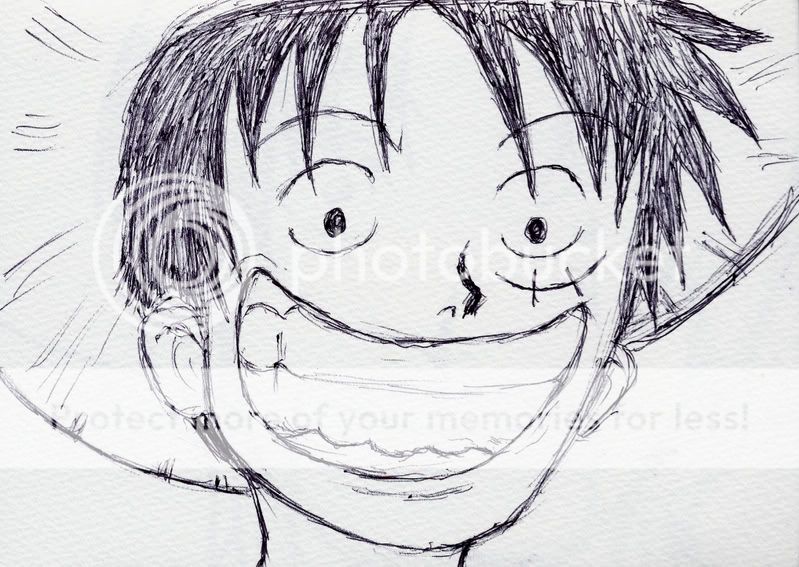 I like to draw sometimes, and here is some of my work so far Luffy1