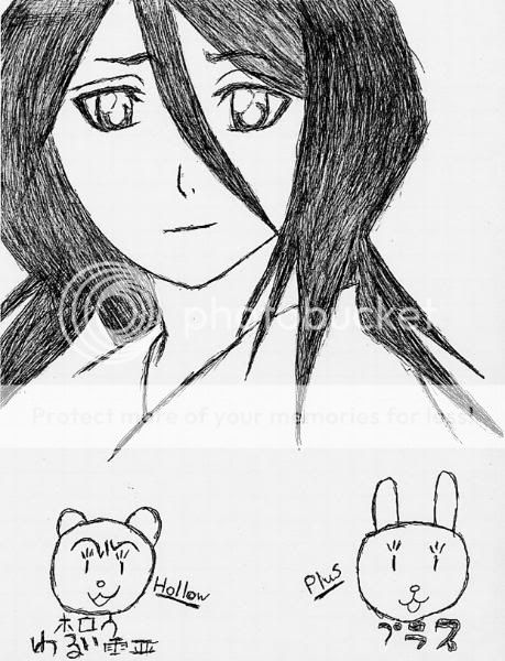 I like to draw sometimes, and here is some of my work so far Rukia_1