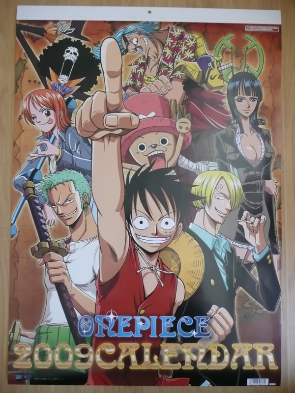 Calendario One Piece 2009 Oficial P1010531