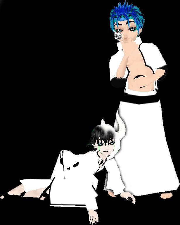 Ulquiorra and Grimmjow Ulquiorrapuppy