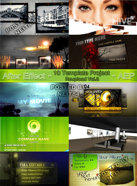  10 Template After Effects Project for Designer Vol.3 47d5a23b3c354d1638581d3adebb7886