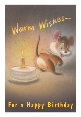 Hi - I'm Ariana HB-00133-CWarm-Wishes-for-a-Happy-Birthday-Mouse-and-Candle-Posters